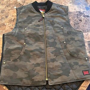NWT Tough Duck Camo Vest Size L ***Rare***
